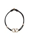 Valentino Vlogo Signature Bracelet In Black