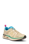 Valentino Garavani Multicolor Leather And Fabric Vlogo Easyjog Sneakers In Nude