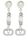 Valentino Garavani Vlogo Embellished Drop Earrings