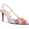 Valentino Garavani Heeled Shoes In Ivory Multi