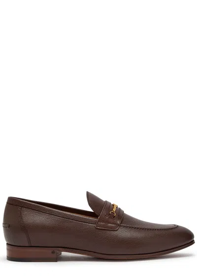 Valentino Garavani Vlogo Signature Leather Loafer In Brown