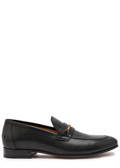 VALENTINO GARAVANI VALENTINO GARAVANI VLOGO GRAINED LEATHER LOAFERS