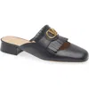 Valentino Women's Vlogo Signature Leather Slippers Sandal In Black