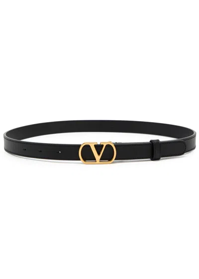 VALENTINO GARAVANI VALENTINO GARAVANI VLOGO LEATHER BELT