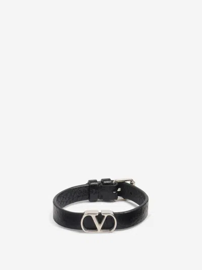 VALENTINO GARAVANI VALENTINO GARAVANI VLOGO LEATHER BRACELET