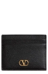 Valentino Vlogo Card Holder In Black