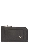 Valentino Garavani Vlogo Leather Coin Card Case