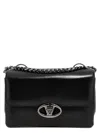 Valentino Small Rectangular Shoulder Bag With Chain Strap In Black