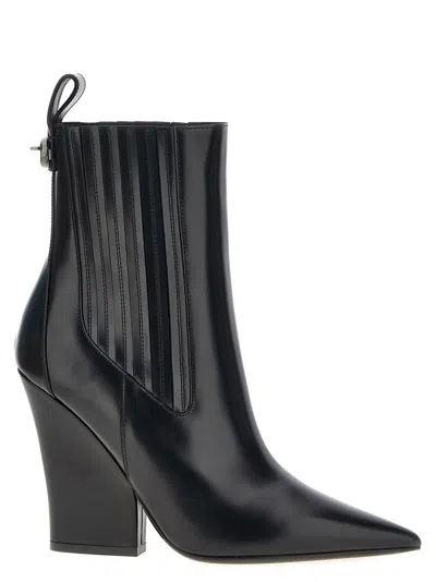 Valentino Garavani 'vlogo Lockette' Ankle Boots