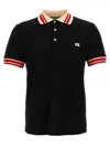 Valentino Vlogo Signature Cotton Polo Shirt In Black