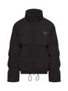 Valentino V Logo Down Jacket In Black