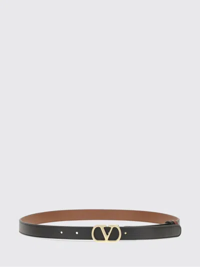 Valentino Garavani Vlogo Signature Adjustable Smooth Calf Leather Belt In Yellow