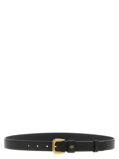 Valentino Garavani Vlogo Signature Belt Belts Black