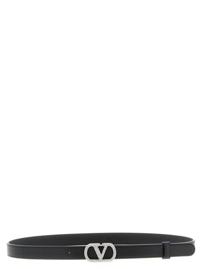 Valentino Garavani Vlogo Signature Belt Belts Black