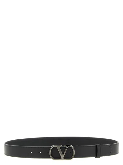 Valentino Garavani Vlogo Signature Belt Belts Black