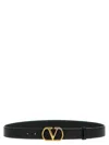 Valentino Garavani 'vlogo Signature' Belt In Black