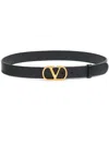 Valentino Garavani Vlogo Signature Belt In Black