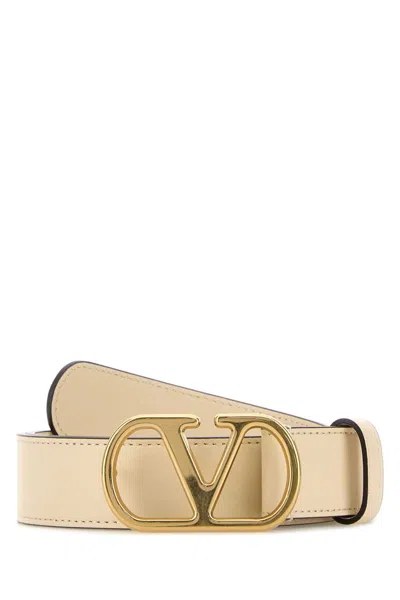 Valentino Garavani Vlogo Signature Belt In Butterwhite