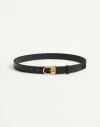 Valentino Garavani Vlogo Signature Belt In Shiny Calfskin 30 Mm With Enamelled Logo Detail In Black