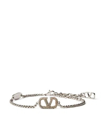 Valentino Garavani Vlogo Signature Bracelet In Gold