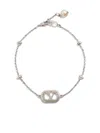 Valentino Garavani Vlogo Signature Bracelet In Metallic