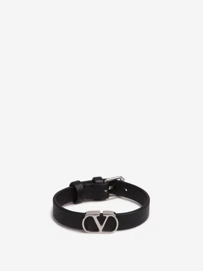 Valentino Garavani Vlogo Signature Bracelet In Black