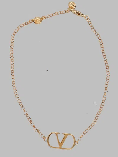 Valentino Garavani Vlogo Signature Bracelet In Gold