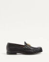 Valentino Garavani Vlogo Signature Buffalo Loafer 20mm Woman Black 40.5