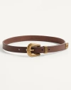 Valentino Garavani Vlogo Signature Calfskin Belt 20 Mm Woman Chocolate 100 In Chocolate