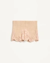 Valentino Garavani Vlogo Signature Cashmere And Lace Headband Woman Alabaster S/m