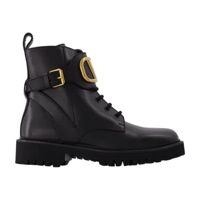 Valentino Garavani Vlogo Signature Combat Boot