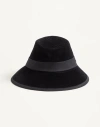 Valentino Garavani Vlogo Signature Hut Aus Baumwolle. Mann Schwarz/gold 59 In Black