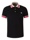 Valentino Vlogo Signature Cotton Polo Shirt In Black