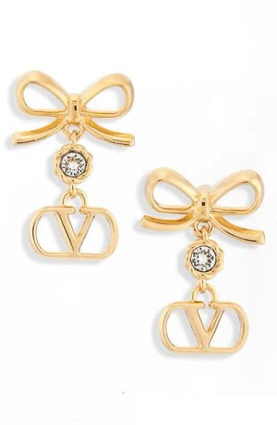 Valentino Garavani Vlogo Signature Drop Earrings In Pattern