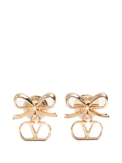 Valentino Garavani Vlogo Signature Earrings In Red