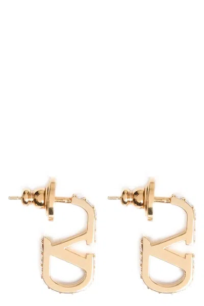 Valentino Garavani 'vlogo Signature' Earrings In Gold