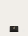 Valentino Garavani Vlogo Signature Grainy Calfskin Cardholder Woman Black Uni