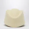 Valentino Garavani Vlogo Signature Hat In Cream Colour In White