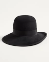 Valentino Garavani Vlogo Signature Hat In Lapin Fabric Woman Black 57