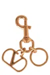 Valentino Garavani Vlogo Signature Key-ring In Gold