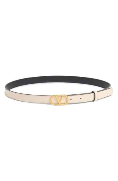 VALENTINO GARAVANI VALENTINO GARAVANI VLOGO SIGNATURE LEATHER BELT