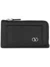 Valentino Signature Cardholder With Antique Palladium Hardware