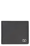 Valentino Garavani  Garavani Vlogo Signature Grainy Calfskin Wallet