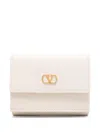 Valentino Women's Vlogo Signature Leather Wallet In Beige