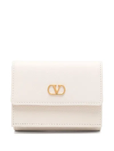Valentino Garavani Women's Vlogo Signature Leather Wallet In White