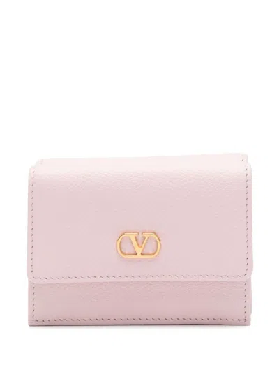 VALENTINO GARAVANI VALENTINO GARAVANI VLOGO SIGNATURE LEATHER WALLET