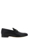 Valentino Garavani Men Vlogo Signautre Leather Loafers In Black