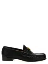 Valentino Garavani Vlogo Signature Leather Loafers In Black