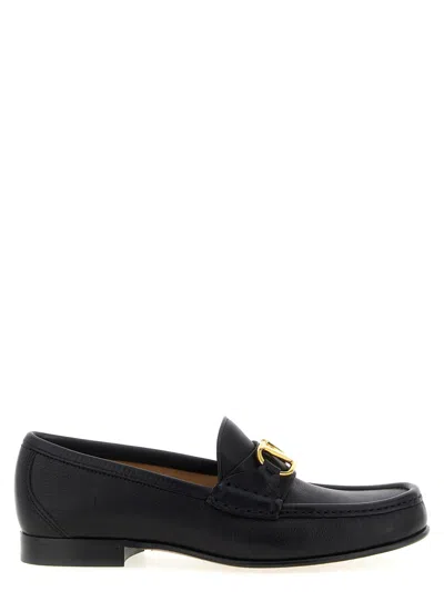 Valentino Garavani Vlogo Signature Loafers In Black