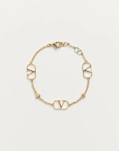 VALENTINO GARAVANI VALENTINO GARAVANI VLOGO SIGNATURE METAL BRACELET WOMAN GOLD M